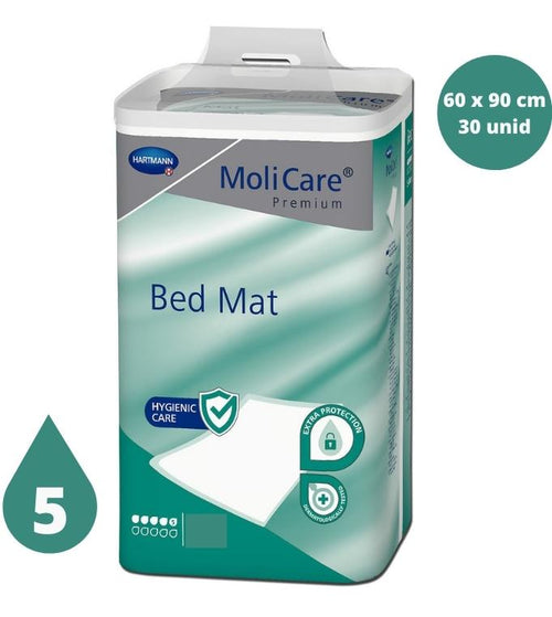 Resguardo Descartável 60x90cm Molicare 5G - 30 unidades