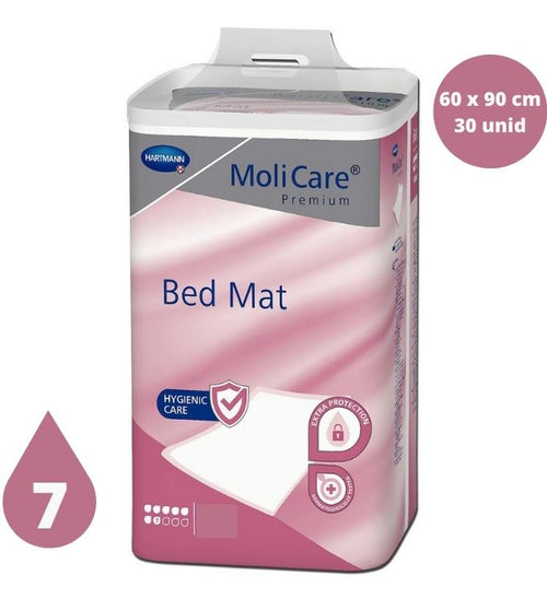 Resguardo Descartável 60x90cm com Abas Molicare 7G - 30 unid
