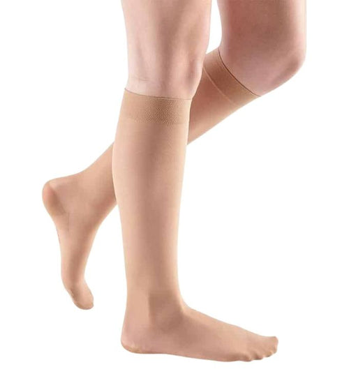 Meias de Compressão Sheer e Soft Grau 1 Até ao Joelho Curta