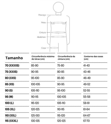 0025007S - 0025007S0025007S-COLETE-GINECOMASTIA-COMPRESSAO-POS-OPERATORIO-CURTO_MEDIDAS.JPG
