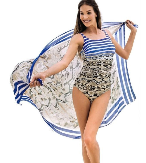 Pareo Suave e Leve Comprido e Estampado Baku - 180x120cm