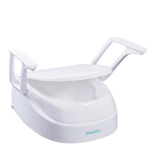 Alteador de Sanita com 3 Alturas Apoio de Braços e Tampa