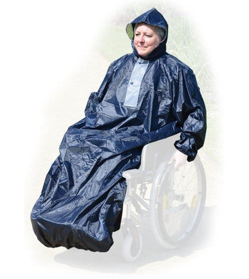 Capa de Chuva para Cadeira de Rodas com Mangas