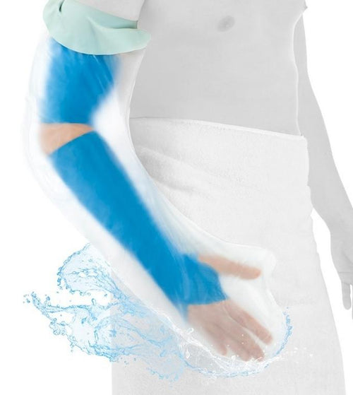 Protetor Impermeável Braço Gesso/Ortótese Longo - Adulto