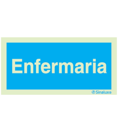 Sinal de Informação Enfermaria 200x100mm