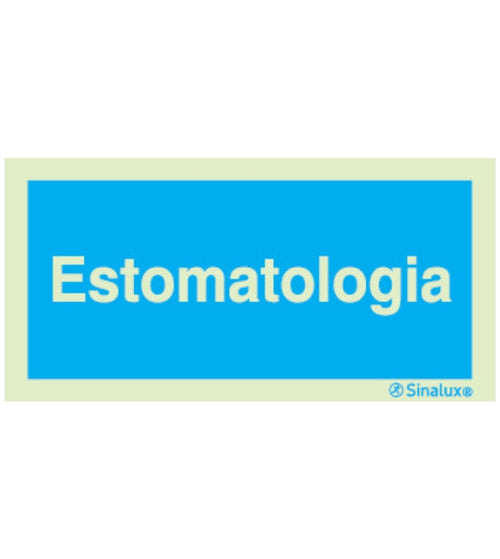 Sinal de Informação Estomatologia 200x100mm