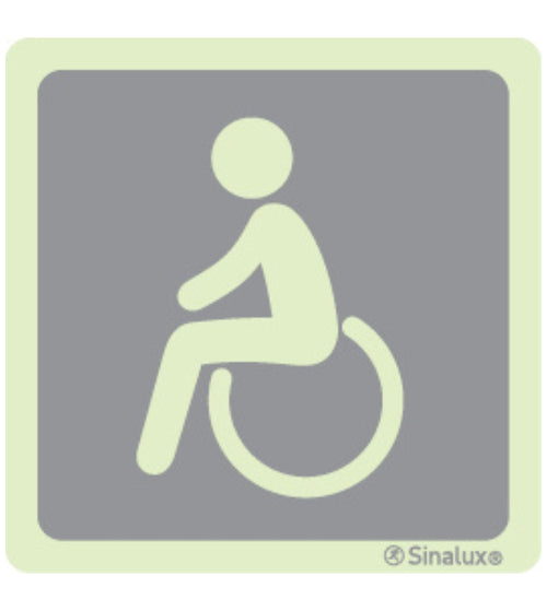 Sinal de Informação para Mobilidade Condicionada 150x150mm
