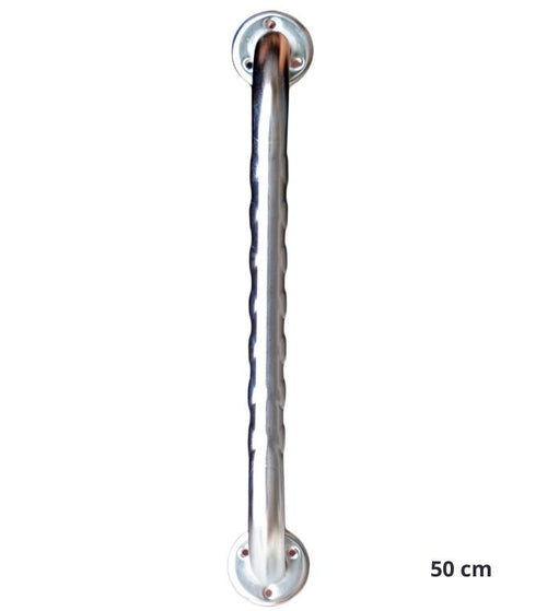 Barra de Apoio para Banho Inox Simples - 50 cm