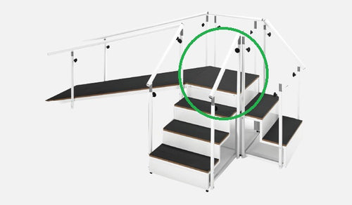 Plano de Descanso em Aço Epoxy com Tela Antiderrapante
