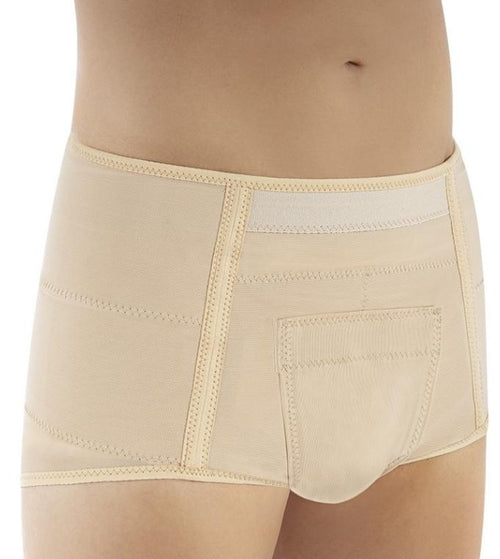 Slip para Hérnia Inguinal com Pelotas - Homem/Senhora